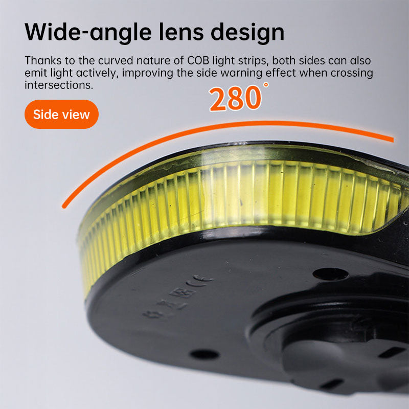 Rechargeable Bike Light - 6 Mode LED Headlight with Computer Mount, IPX6 Waterproof for Day & Night Cycling