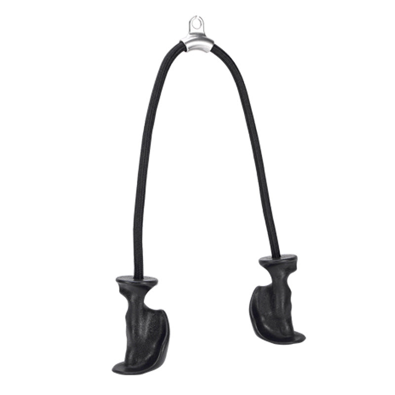 Tricep Rope Attachment with Ergonomic Grip - Detachable Handle for Cable Machine, Pulley System, Home & Gym Use