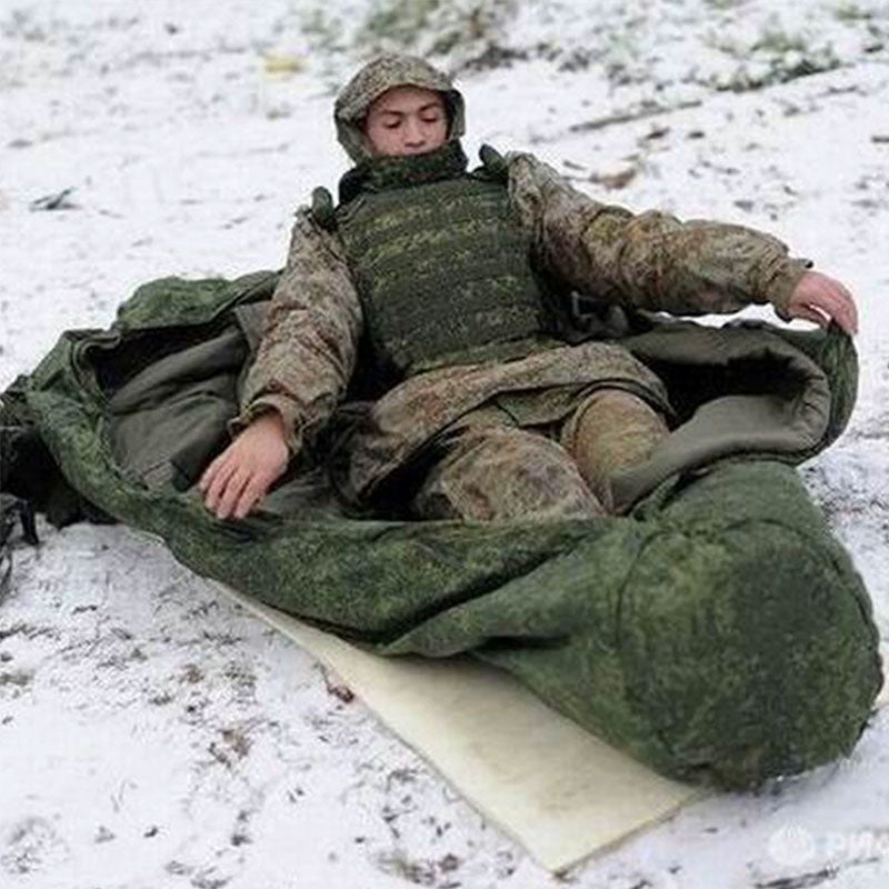 Russian military-issued 2021 new model outdoor cold-proof sleeping bag