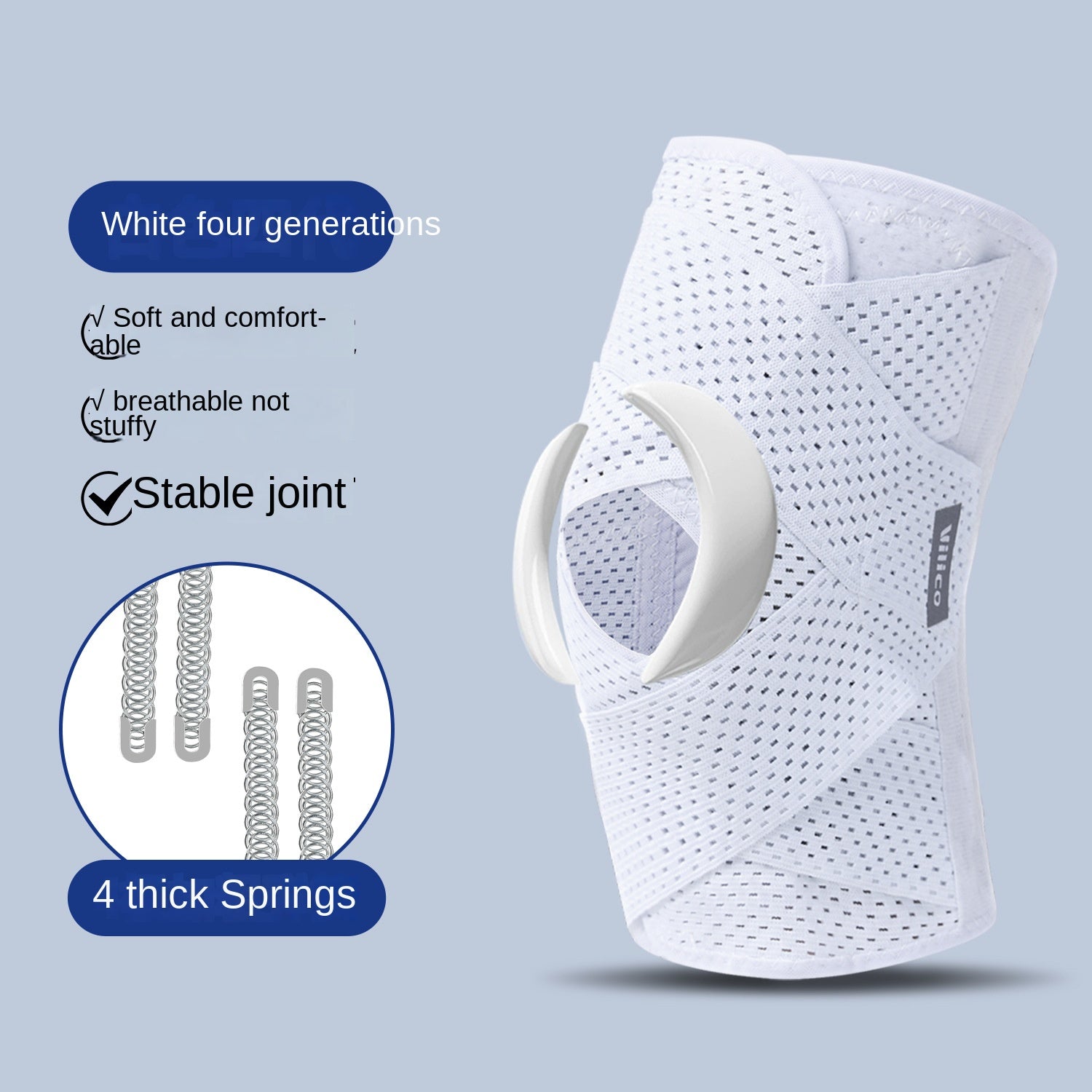 Generation Meniscus Knee Support for Sports Joint Protection, Patella Band, Breathable and Lightweight