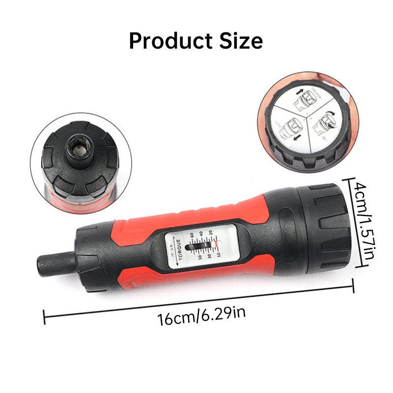 1/4-Inch Drive Preset Torque Screwdriver Set (15-65 in-lb) - Professional Gunsmithing Tool for Pistol & Rifle Maintenance