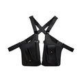 Anti-Theft PU Leather Underarm Bag - Crossbody Chest Sling Bag with Hidden Pocket & Adjustable Strap